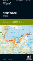 Penstock 1:50,000 Topographic Map – Tasmania