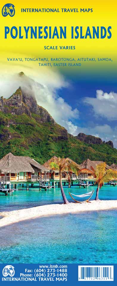 Polynesian Islands Map – ITM | Mapworld