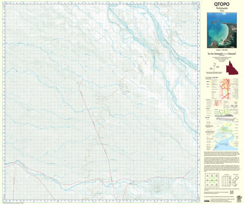 7362 Wallabadah QTopo 1:100,000 Topographic Map