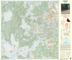 9444 Nambour QTopo 1:100,000 Topographic Map