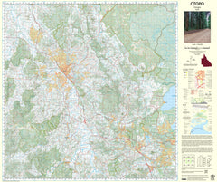 9445 Gympie QTopo 1:100,000 Topographic Map