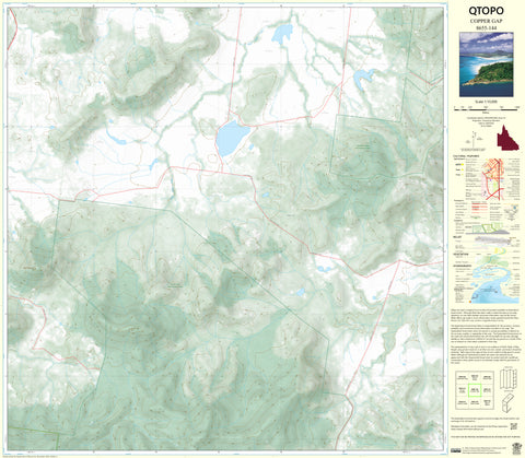 8655-144 Copper Gap QTopo 1:10,000 Topographic Map