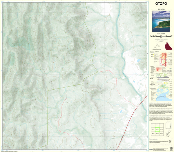 8655-233 QTopo 1:10,000 Topographic Map
