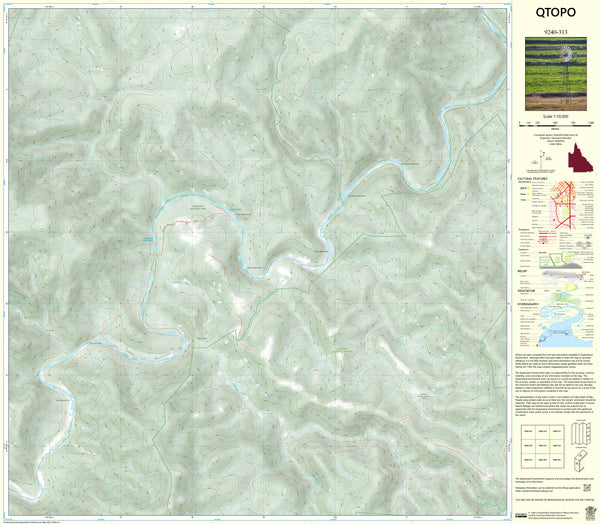 9240-313 QTopo 1:10,000 Topographic Map