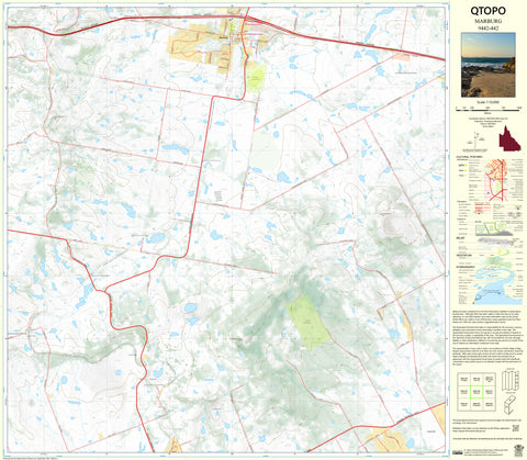 9442-442 Marburg QTopo 1:10,000 Topographic Map