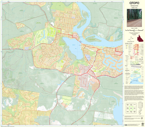 9545-334 Tewantin QTopo 1:10,000 Topographic Map