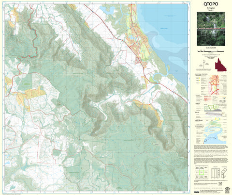 7964-11 Craiglie QTopo 1:25,000 Topographic Map