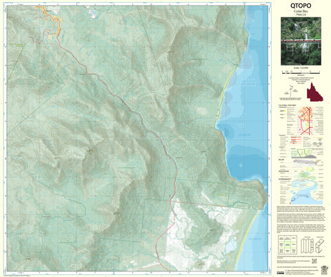 7966-24 Cedar Bay QTopo 1:25,000 Topographic Map