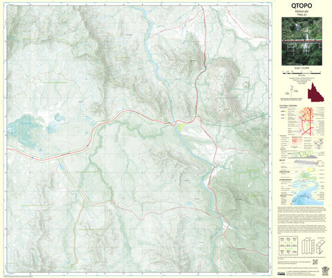 7966-42 Helenvale QTopo 1:25,000 Topographic Map