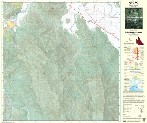 8063-13 Walshs Pyramid QTopo 1:25,000 Topographic Map