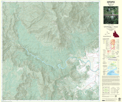 8062-23 Bartle Frere QTopo 1:25,000 Topographic Map