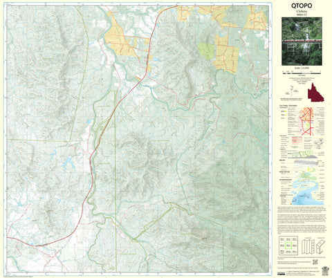8064-33 Clohesy QTopo 1:25,000 Topographic Map