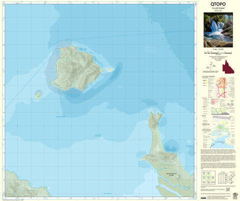 8161-42 Goold Island QTopo 1:25,000 Topographic Map