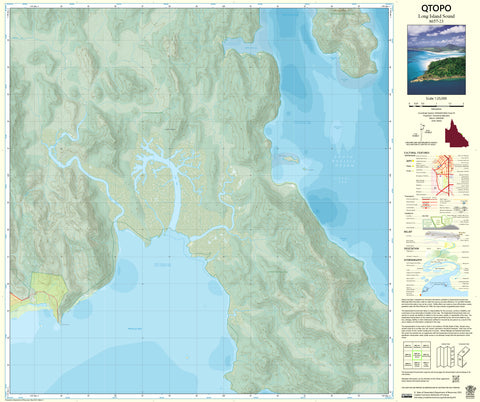 8657-23 Long Island Sound QTopo 1:25,000 Topographic Map