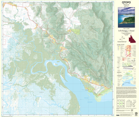 8657-32 Bonavista QTopo 1:25,000 Topographic Map