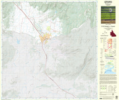 9240-22 Wallangarra QTopo 1:25,000 Topographic Map — Queensland 1:25,000 topographic map