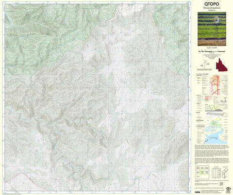 9240-32 Mount Donaldson QTopo 1:25,000 Topographic Map