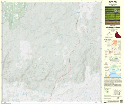 9340-33 Boonoo QTopo 1:25,000 Topographic Map | Mapworld