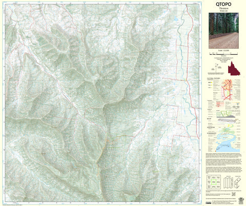 9342-24 Thornton QTopo 1:25,000 Topographic Map — Queensland 1:25,000 topographic map