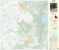 9343-34 Crows Nest QTopo 1:25,000 Topographic Map — Queensland 1:25,000 topographic map