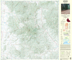 9442-24 Flinders Peak QTopo 1:25,000 Topographic Map — Queensland 1:25,000 topographic map