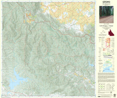 9443-23 Lake Manchester QTopo 1:25,000 Topographic Map — Queensland 1:25,000 topographic map