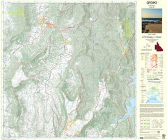 9541-41 Canungra QTopo 1:25,000 Topographic Map — Queensland 1:25,000 topographic map