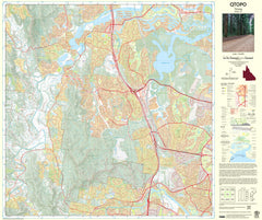 9542-23 Nerang QTopo 1:25,000 Topographic Map — Queensland 1:25,000 topographic map