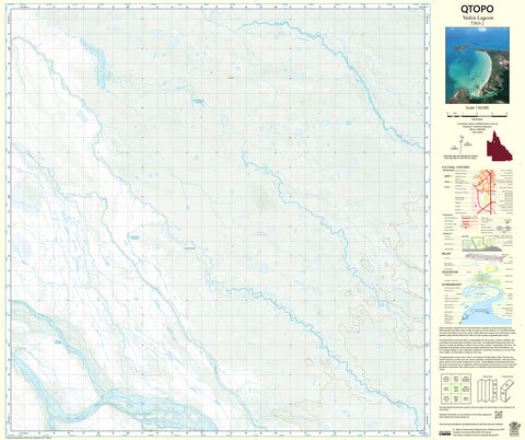 7363-2 Vedox Lagoon QTopo 1:50,000 Topographic Map