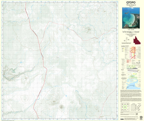 7757-1 Mount Sturgeon QTopo 1:50,000 Topographic Map
