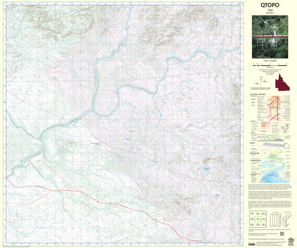 8159-3 Star QTopo 1:50,000 Topographic Map