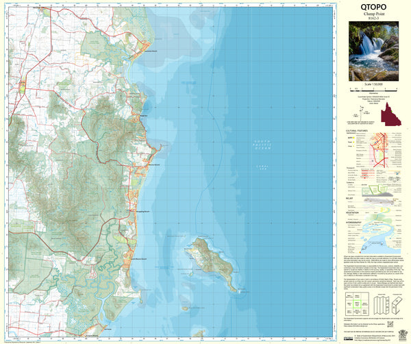 8162-3 Clump Point QTopo 1:50,000 Topographic Map