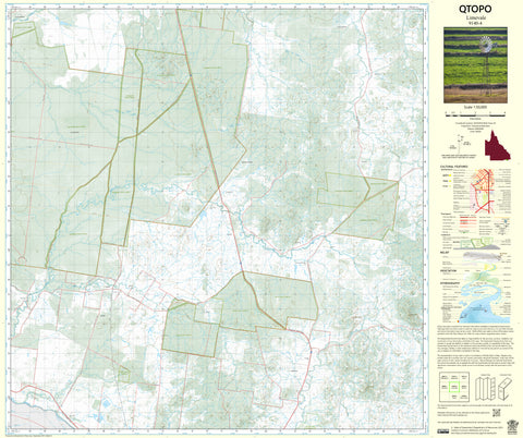 9140-4 Limevale QTopo 1:50,000 Topographic Map