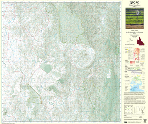 9148-2 Mount Goondicum QTopo 1:50,000 Topographic Map