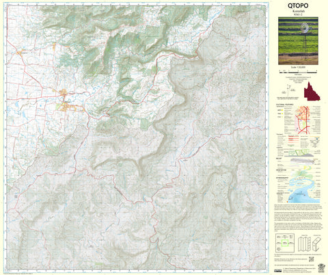 9341-2 Koreelah QTopo 1:50,000 Topographic Map