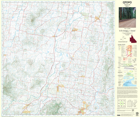 9442-3 Harrisville QTopo 1:50,000 Topographic Map