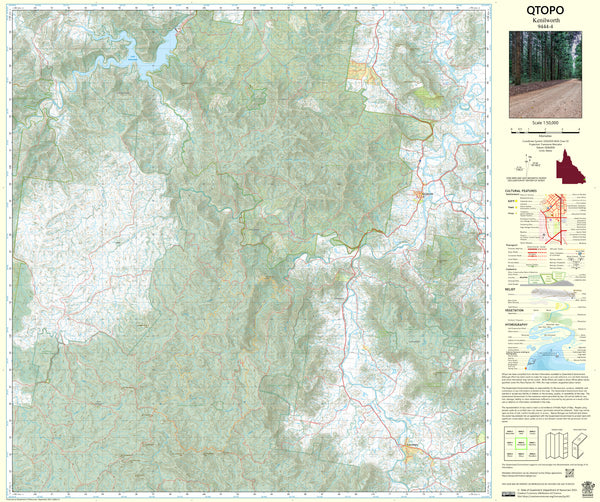 9444-4 Kenilworth QTopo 1:50,000 Topographic Map