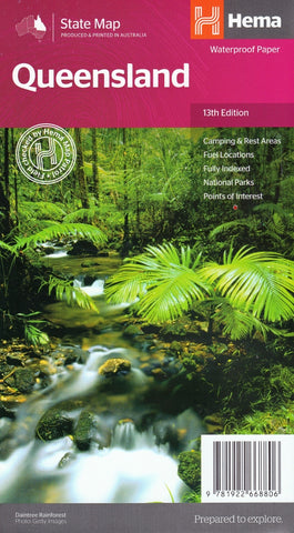 Queensland Hema State Map (13th Edition)