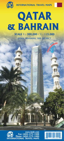 Qatar and Bahrain ITMB Map