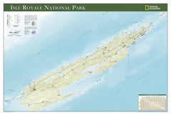 Isle Royale National Park wall map – National Geographic | Mapworld