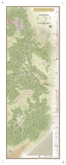 Colorado Trail by National Geographic — map