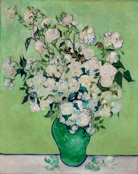 Roses (1890) by Vincent Van Gogh