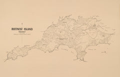 Rottnest Island : “Wadjemup” — Daisy Bates Special Map (1929) — map