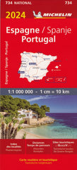 Spain & Portugal Michelin Map 734