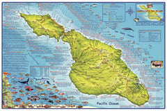 Santa Catalina Island Wall Map by Franko | Mapworld