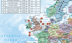 World Cricket Stadium Map Cosmographics — additional product image