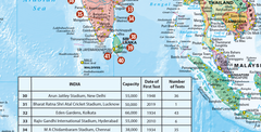 World Cricket Stadium Map Cosmographics — product image 3
