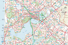 Perth & Region Hema 700 x 1000mm Laminated Wall Map