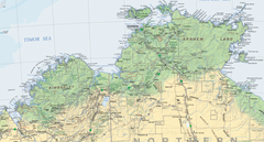Australia Hema Road & Terrain Wall Map