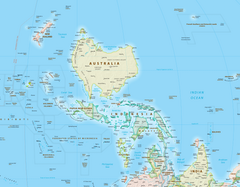 World Equal Earth Upside Down Wall Map